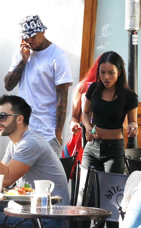 Chris Brown And Karrueche Tran Still Going Strong Grab Lunch Together