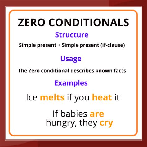 The Zero Conditional Simple Explanation With Examples Myduotraining