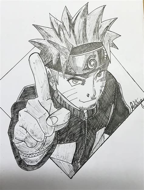 Naruto Pen Art Made By Me Rnarutosme