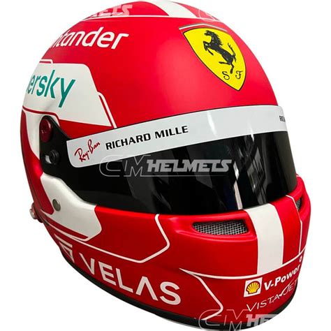 Charles Leclerc 2022 F1 Replica Helmet Full Size Cm Helmets