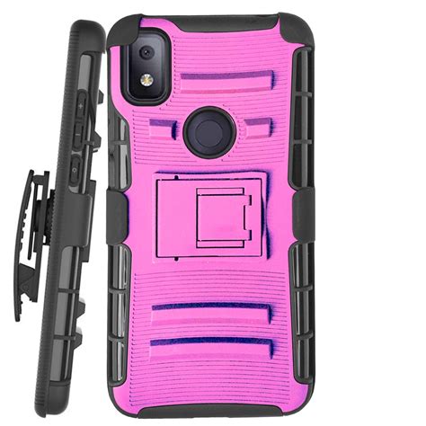 Dalux Hybrid Kickstand Holster Phone Case Compatible With T Mobile