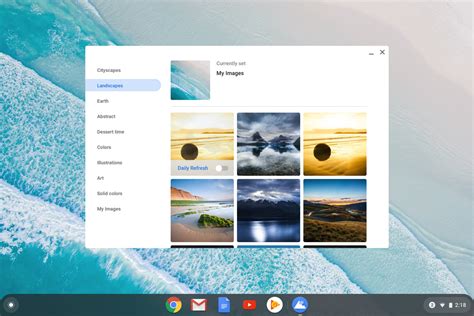 From the context menu, click on change desktop background or set wallpaper. Chromebook 101: how to customize your Chromebook's desktop ...
