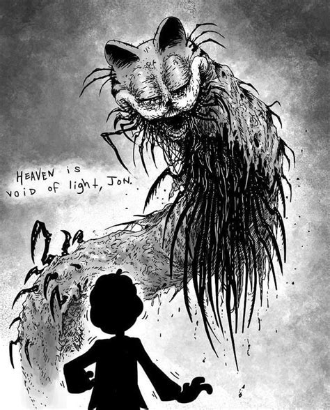 22 Twisted And Creepy Takes On Garfield The Cat Creepy Art Horror Art