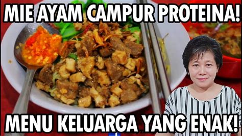 Fillet dada ayam sesuai selera lalu cucu bersih,masukan ke wadah ayam lalu kasi garam,ladah, bawang putih halus,dimakan selama 5 menit,sambil menunggu kocok telur lalu masukan ke dalam ayam + 4 sdm air,lalu aduk Resep : Mie Ayam Campur Proteina - YouTube
