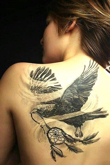 Update More Than 69 Upper Back Eagle Back Tattoo Ineteachers