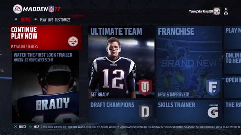 However, unlike madden 16, madden 17 actually offers you the confidence that you might want as player. Madden 17 - how to use created player for My Franchise ...