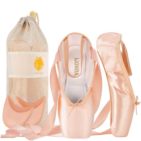 Buy Ijonda Professional Ballet Pointe Shoes For Womens Pink Satin