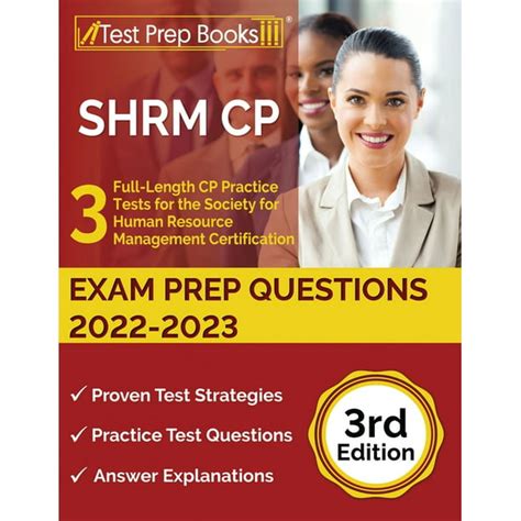 Shrm Cp Exam Prep Questions 2022 2023 3 Full Length Cp Practice Tests