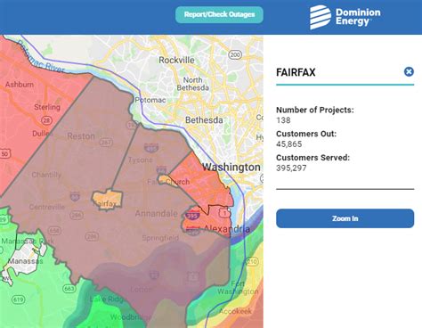 Dominion Power Outage Map Interactive Map