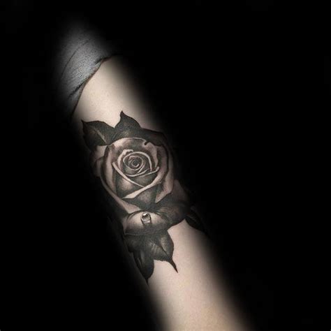 Solution to rose hand tattoo for men by lenny mental. 80 Black Rose Tattoo Designs For Men - Dark Ink Ideas