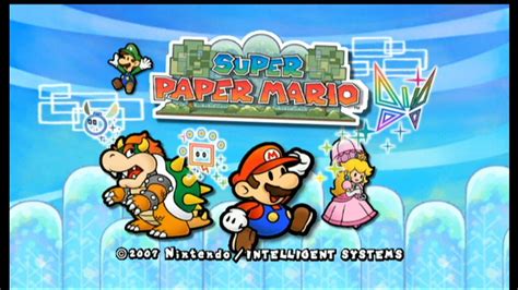 Super Paper Mario Wii Logo Logodix