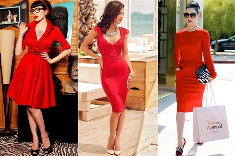 Red Dress Outfit Ideas That Dont Necessarily Need To Scream Ott Or Too