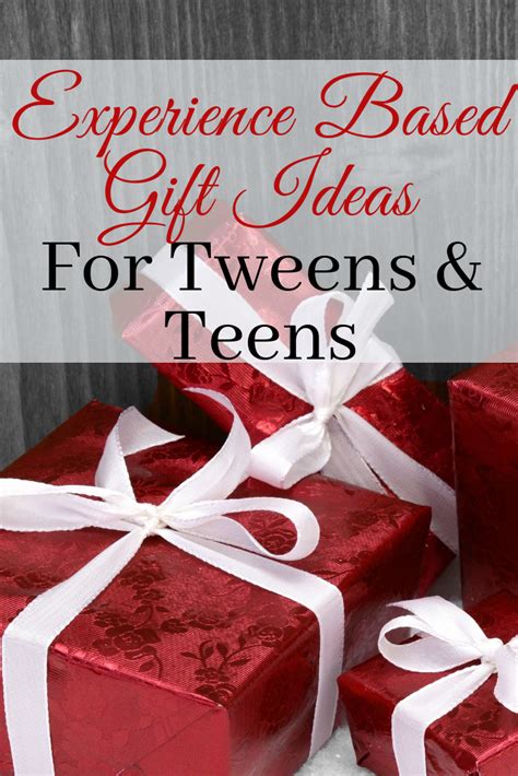 Here are the 30 best gift experiences you can buy right now that will broaden their horizons, from beer making classes to skydiving over the grand canyon. Experience-Based Gifts for Tweens & Teens | Tween gifts ...