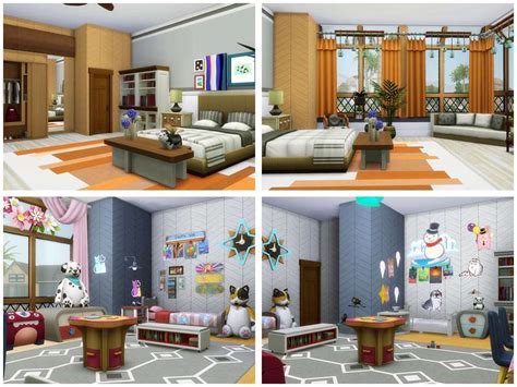 Дом Ingrid Лоты Моды для Sims 4