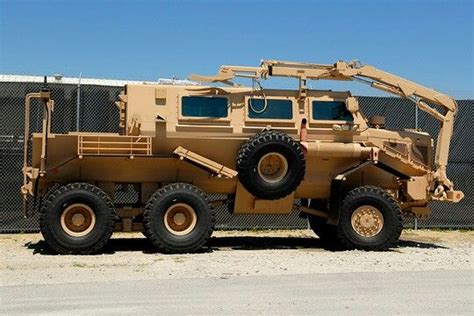 Mrap Mine Resistant Ambush Protected Vehicle In Use By The Us