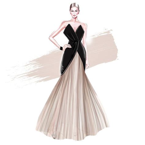 Design By Veronika Akhmatova Fashion Illustration Sketches Dresses