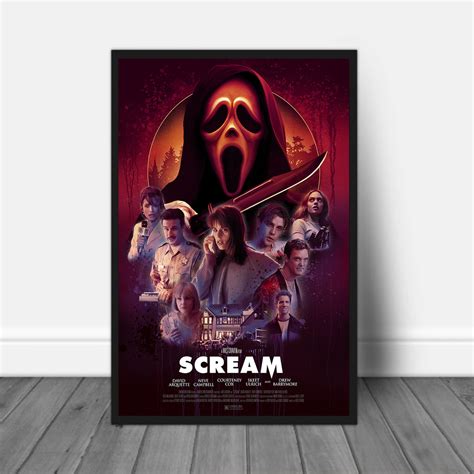 Scream 6 Movie 2023 Poster Print Scream 6 Horror Movie Etsy Australia