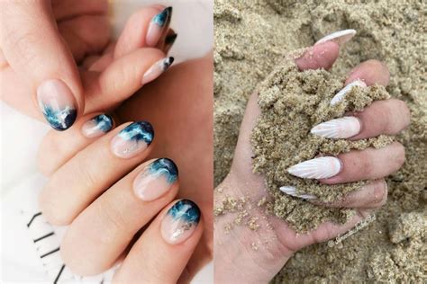 15 Beach Nail Art Designs That Go With Tan Lines Lets Eat Cake