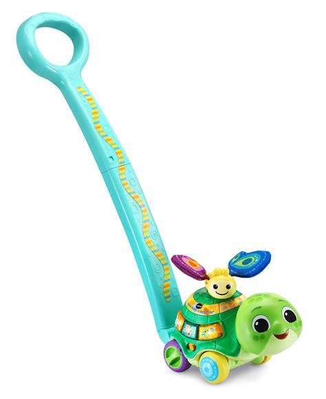 Vtech 2 In 1 Toddle And Talk Turtle Interactive Floor Play And Push Toy
