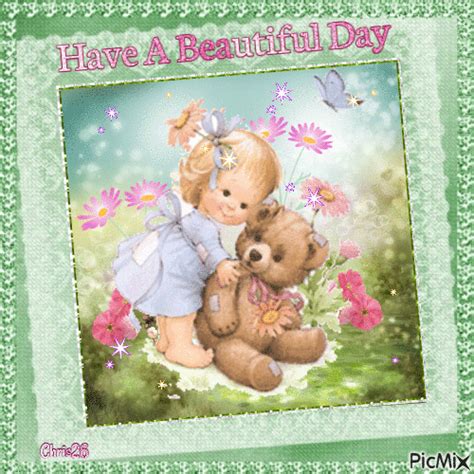 Girl And Teddy Have A Beautiful Day  Pictures Photos And Images