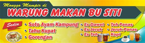 Contoh Banner Warung Kopi Homecare