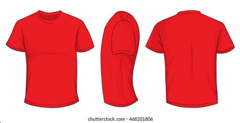 Parameters Clearly Gallery Red T Shirt Back And Front