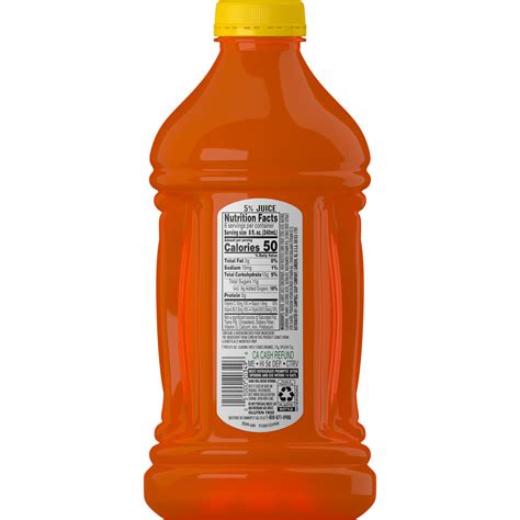 V8 Splash Orange Pineapple Juice Beverage 64 Fl Oz Bottle