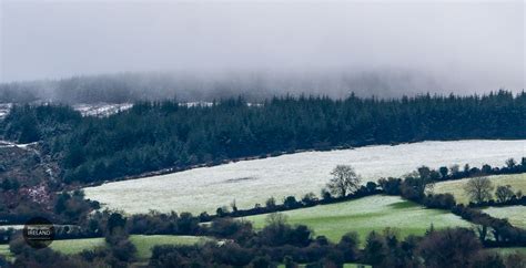 Ireland Gets A Light Dusting Of Snow Winter 2021 In 2021 Green