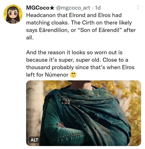 Delving Into A Closer Look At Elronds Cloak