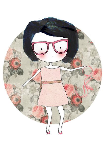 Nerdy Girl By Munieca Cute Art Ilustration Art Cute Nerd