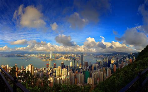 Beautiful Area View Hong Kong Full Hd Desktop Wallpapers 1080p