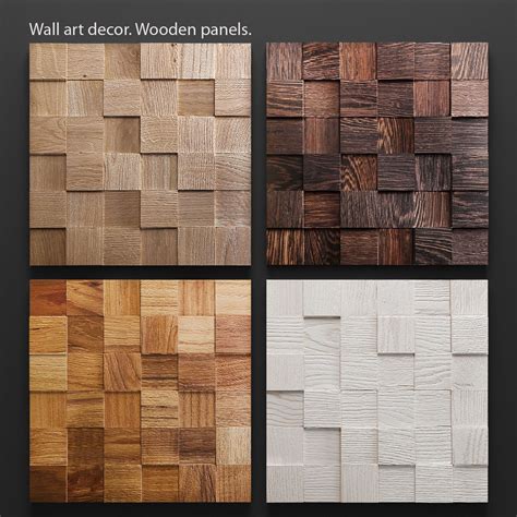 Use code 75panel at checkout to get this deal, plus get free same day pickup. Mosaic wood panel 3D set | CGTrader