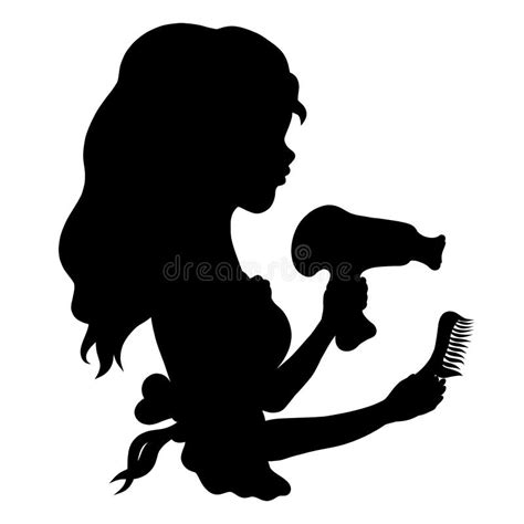 Cute Girl Comb Stock Vector Illustration Of Girl Pretty 15013050