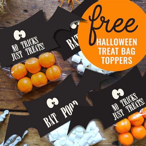 Karas Party Ideas Free Halloween Treat Bag Topper Printable Karas