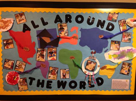 All Around The World Bulletin Board We Studied At Least One Country