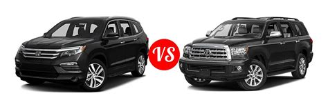 2016 Honda Pilot Vs 2016 Toyota Sequoia