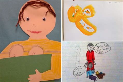 Hilarious Innocent Drawings By Kids That Are Very Rude