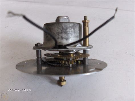 Vintage E Ingraham Co Electric Clock Motor Model 17 Working