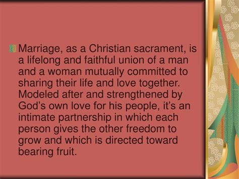 Ppt The Sacrament Of Marriage Powerpoint Presentation Free Download Id991878