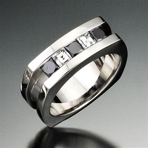 Popular Ring Design 25 Awesome Mens Black Diamond Rings
