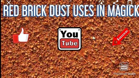 Witchcraft On A Budget Red Brick Dust 5 Min Tips Magick Protection