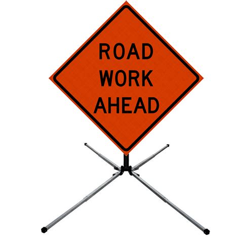 Construction And Work Zone Vinyl Roll Up Signs