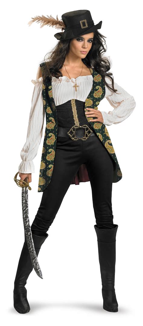 Pirates Of The Caribbean Angelica Deluxe Adult Womens Pirate Costume