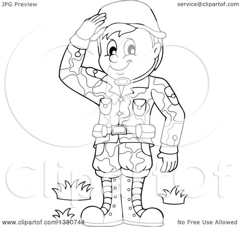 Soldier Saluting Drawing At Getdrawings Free Download
