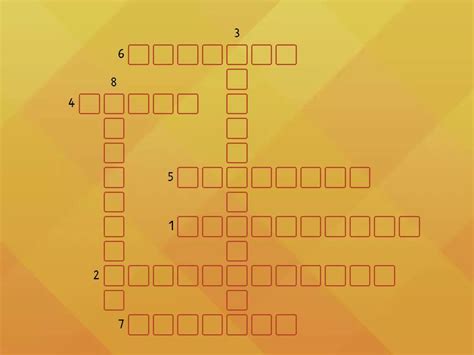 Daily Routines Puzzle Crossword