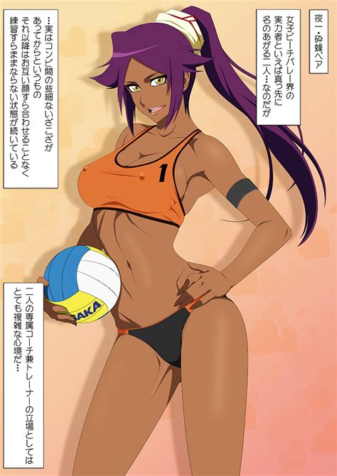 Rule 34 Bleach Dark Skinned Female Dark Skin Doujinshi Huge Breasts Lime Purple Haze