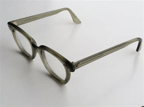 Vintage 1950s Horn Rimmed U S Safety Glasses By Huntgathervintage