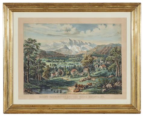 Lot Currier And Ives American 19th Century Mount Washington And