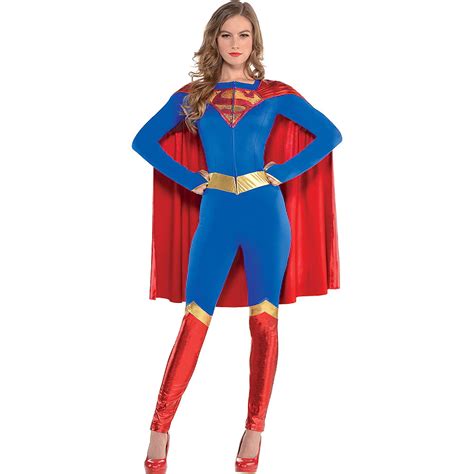 Adult Supergirl Jumpsuit Costume Superman Party City Superman