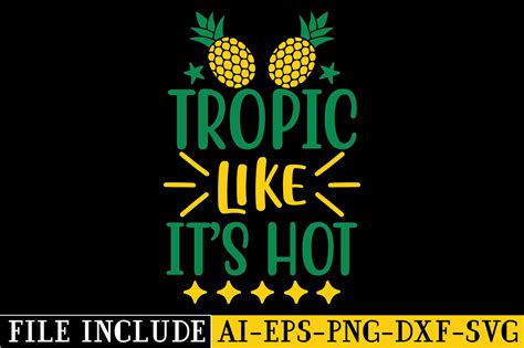 Tropic Like Its Hot Graphic By Beautycrafts360 · Creative Fabrica